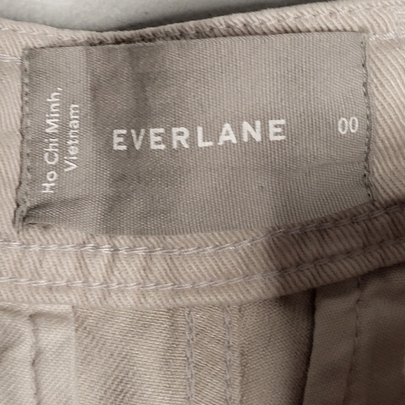 Everlane Woman's Buttersoft Chino Pants Size 00 XS Tan Baghy Quiet Luxury - Picture 11 of 14